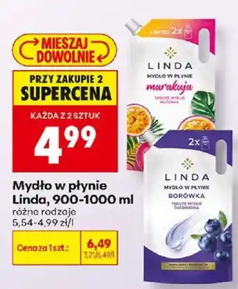 Biedronka Mydło w płynie Linda oferta