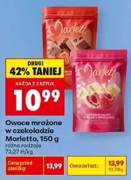 Biedronka Owoce mrożone w czekoladzie Marletto oferta