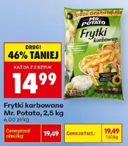 Biedronka Frytki karbowane Mr. Potato oferta