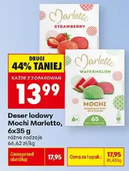 Biedronka Deser lodowy Mochi Marletto oferta