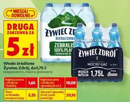 Biedronka Woda źródlana Żywiec Zdrój oferta