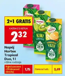 Biedronka Napój Hortex Tropical Duo oferta