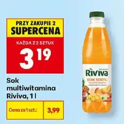 Biedronka Sok multiwitamina Riviva oferta