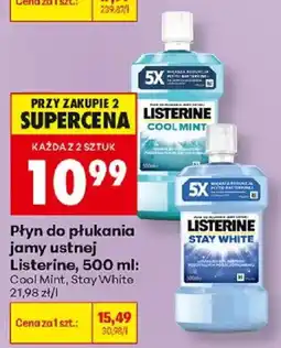 Biedronka Płyn do płukania jamy ustnej Listerine oferta