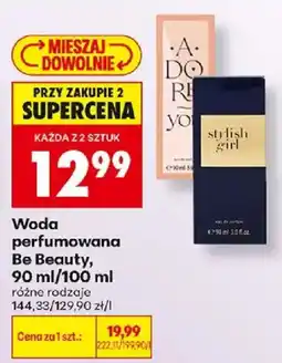 Biedronka Woda perfumowana Be Beauty oferta