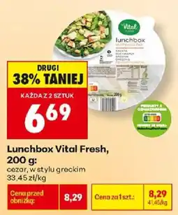 Biedronka Lunchbox Vital Fresh, cezar, w stylu greckim oferta