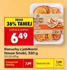 Biedronka Racuchy z jabłkami Nasze Smaki oferta
