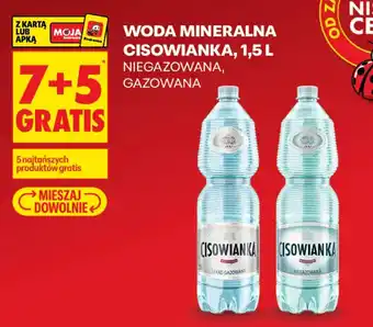 Biedronka Woda mineralna Cisowianka oferta
