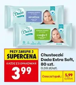 Biedronka Chusteczki Dada Extra Soft oferta