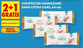 Biedronka Chusteczki nawilżane dada extra care oferta
