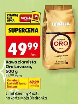Biedronka Kawa ziarnista Oro Lavazza oferta