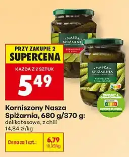 Biedronka Korniszony Nasza Spiżarnia oferta