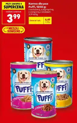 Biedronka Karma dla psa Puffi oferta