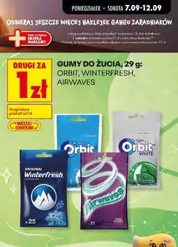 Biedronka Gumy do żucia oferta