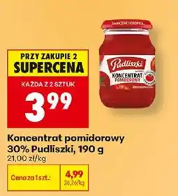 Biedronka Koncentrat pomidorowy 30% Pudliszki oferta