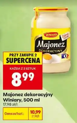 Biedronka Majonez dekoracyjny Winiary oferta