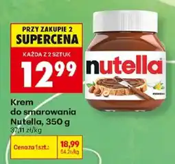 Biedronka Krem do smarowania Nutella oferta
