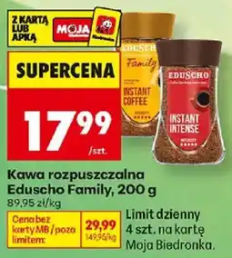 Biedronka Kawa rozpuszczalna Eduscho Family oferta
