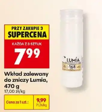 Biedronka Wkład zalewany do zniczy Lumia oferta