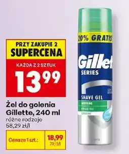 Biedronka Żel do golenia Gillette oferta