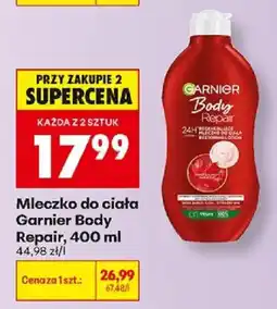 Biedronka Mleczko do ciała Garnier Body Repair oferta