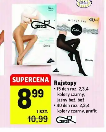 Intermarche Rajstopy estella 15 den rozm. 2 beż 1 SZT oferta