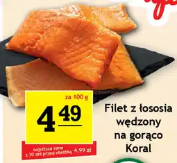 Gram Market Filet z łososia wędzony na gorąco Koral oferta