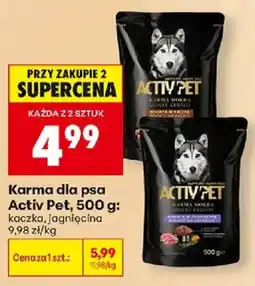 Biedronka Karma dla psa Activ Pet oferta