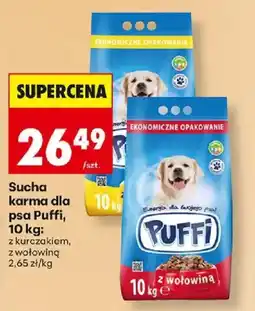 Biedronka Sucha karma dla psa Puffi oferta