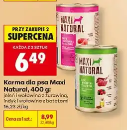 Biedronka Karma dla psa Maxi Natural oferta