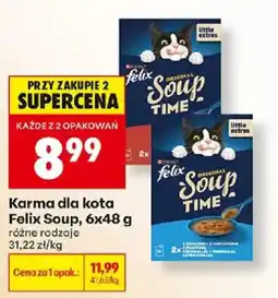 Biedronka Karma dla kota Felix Soup oferta