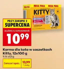 Biedronka Karma dla kota w saszetkach Kitty oferta