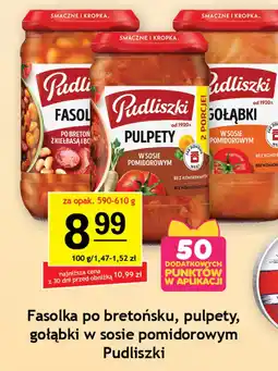 Gram Market Pudliszki Fasolka po bretońsku, pulpety, gołąbki w sosie pomidorowym oferta