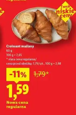 Lidl Croissant maślany oferta
