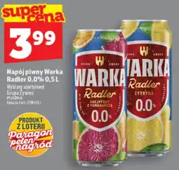 Topaz Express Napój piwny Warka Radler oferta