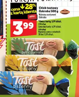 Topaz Express Chleb tostowy Oskroba oferta