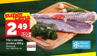 Filet z miruny ze skórą