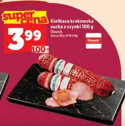 Topaz Express Kiełbasa Krakowska Sucha z Szynki Olewnik oferta