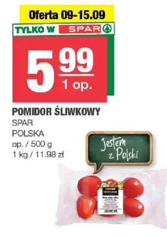 Pomidor Śliwkowy SPAR