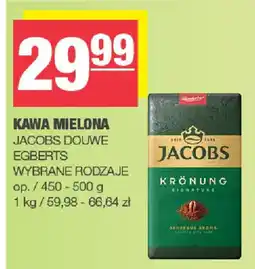 EuroSPAR Kawa Mielona Jacobs Douwe Egberts Wybrane Rodzaje oferta
