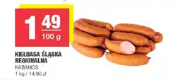 EuroSPAR Kiełbasa Śląska Regionalna Kabanos oferta
