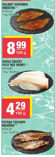 EuroSPAR Halibut Dzwonko Wędzone Kohler oferta
