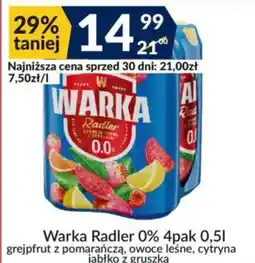 Sużyw Warka Radler 0% oferta