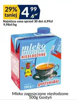Sużyw Mleko zagszczzone niesłodzone Gostyńskie oferta