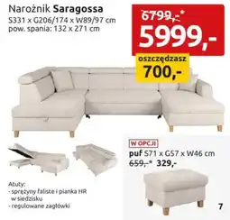 Black Red White Narożnik Saragossa oferta