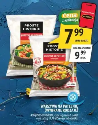 Warzywa na patelnie (wybrane rodzaje)