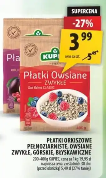 Płatki Owsiane ZWYKŁE