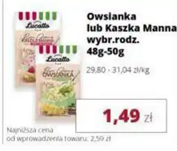 Torimpex Owsianka lub Kaszka Manna Lucatto oferta