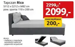 Black Red White Tapczan Rico oferta