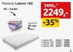 Black Red White Materac Latexo 160 oferta